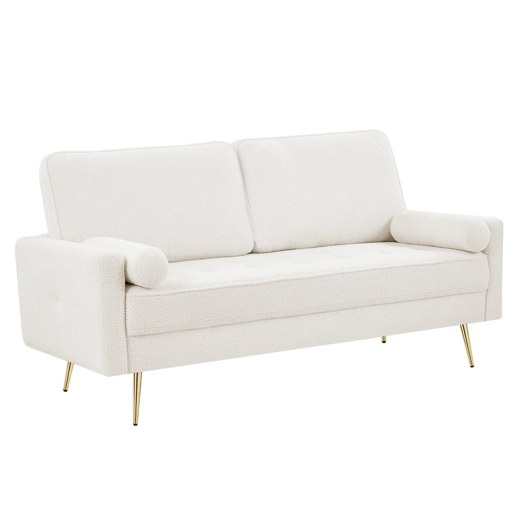 2 Seater Boucle Sofa with 2 Pillow V154474