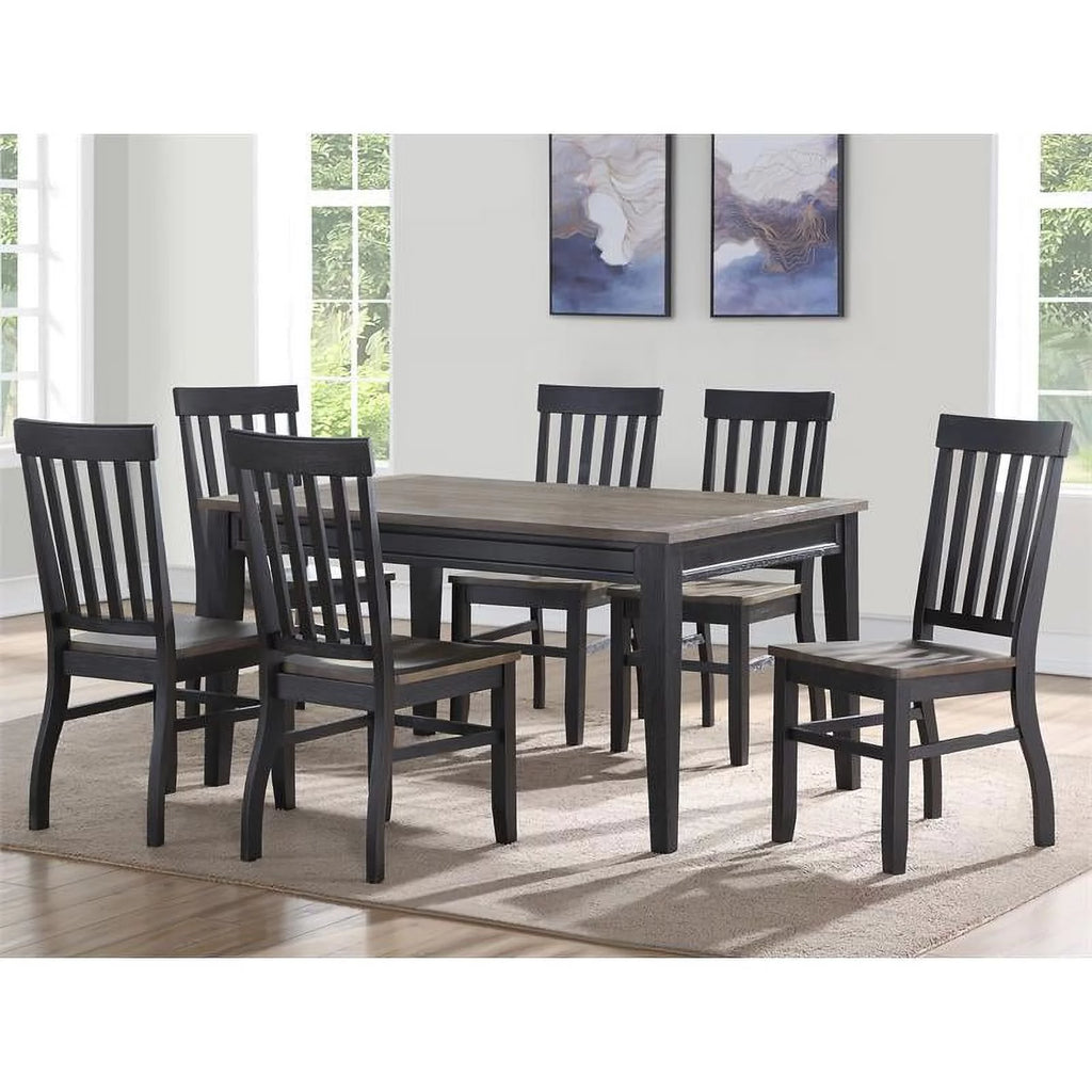 7-Piece Two-Tone Dining Set L35328