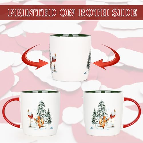Christmas Mugs Set of 4 11Oz H90452