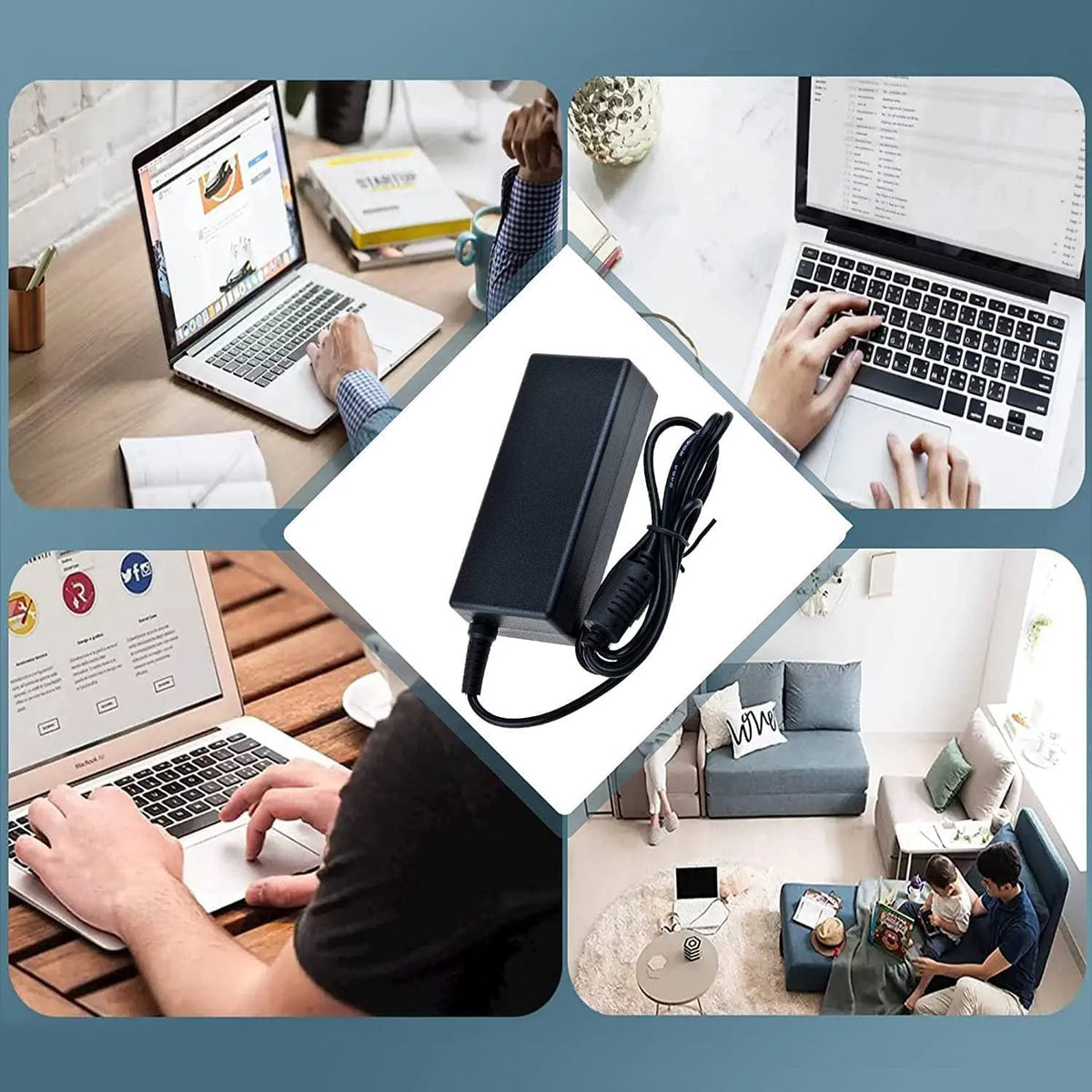 Black AC DC Adapter Z68348