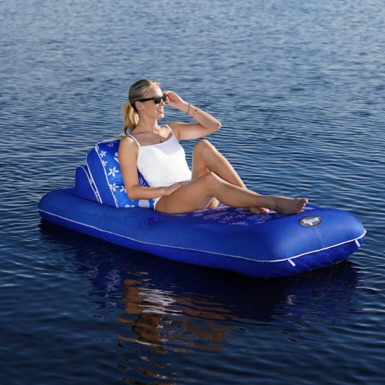 Inflatable Pool Lounge with Headrest W633