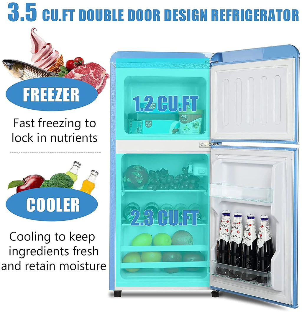 3.5cu.ft Compact Mini Fridge with Freezer X6881