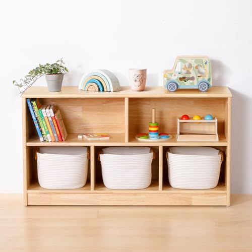 Rubber Wood 2-Tier Corner Storage Cabinet O582