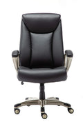 Black Bonded Leather Big & Tall Executive Office Chair C93134