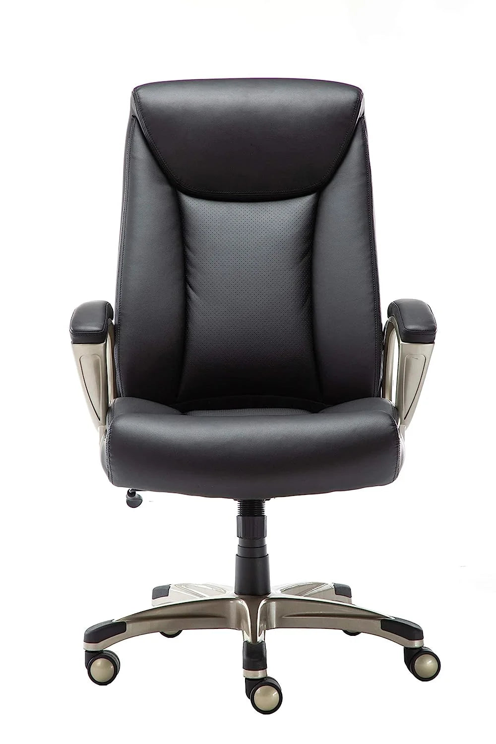 Black Bonded Leather Big & Tall Executive Office Chair C93134