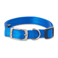Solid Dog Collar with Metal Buckle Q77256