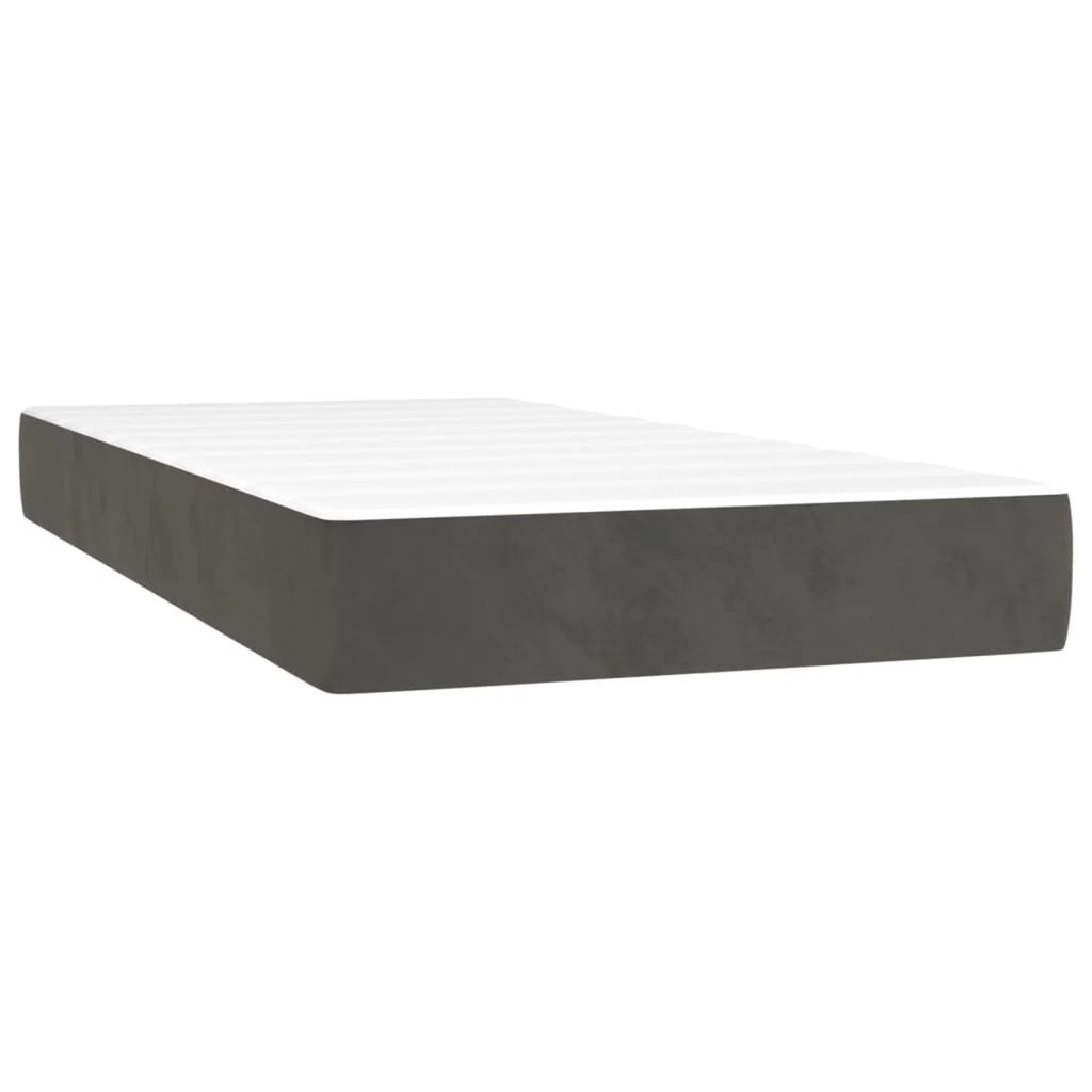 Pocket Spring Bed Dark Gray Twin W5461