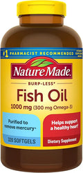 1000 mg Omega 3 Fish Oil Softgels S209
