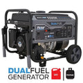 Heavy Duty Portable Dual Fuel Generator, 12,000 Watt G481