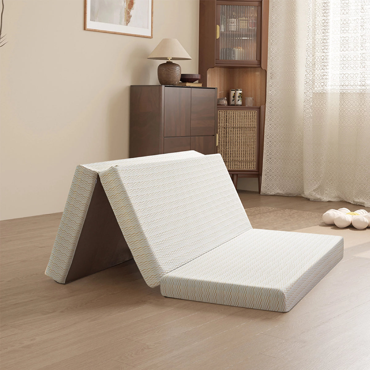 3 inch Twin Size Tri-Folding Memory Foam Mattress V976978