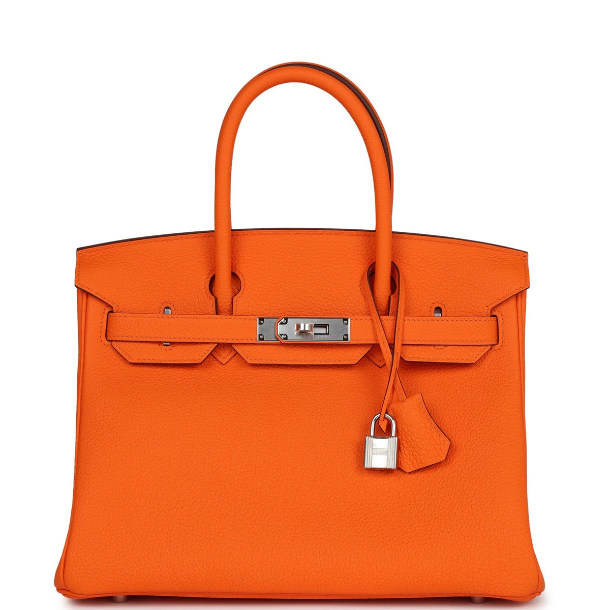 Orange Togo Leather Handbag G2389