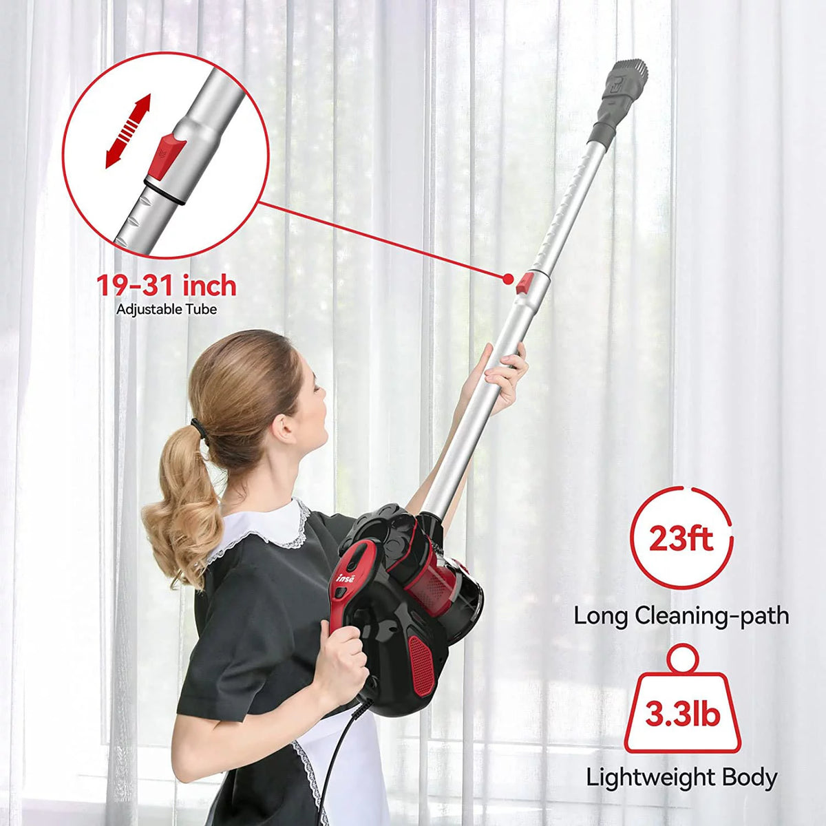 Corded 3 in 1 Stick Vacuum 18kPa 600W Z29792