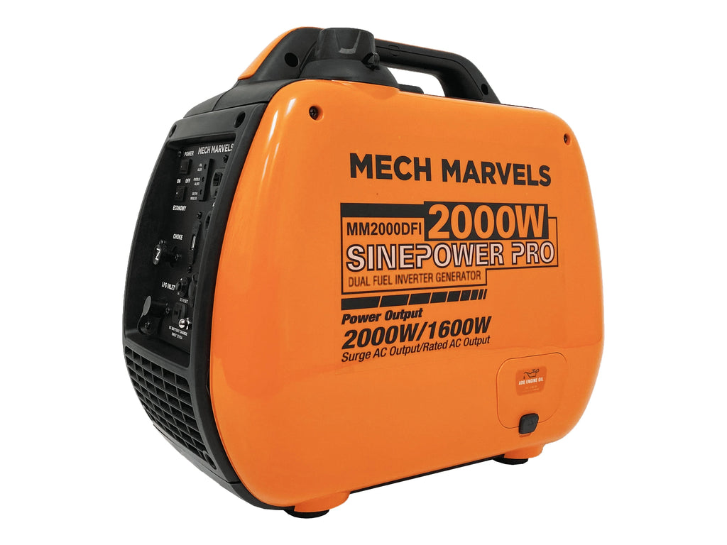 2000 Watt Dual Fuel Portable Inverter Generator Y3209