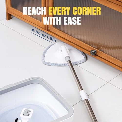 Spin Mop & Bucket Set with 5 Pads K79881