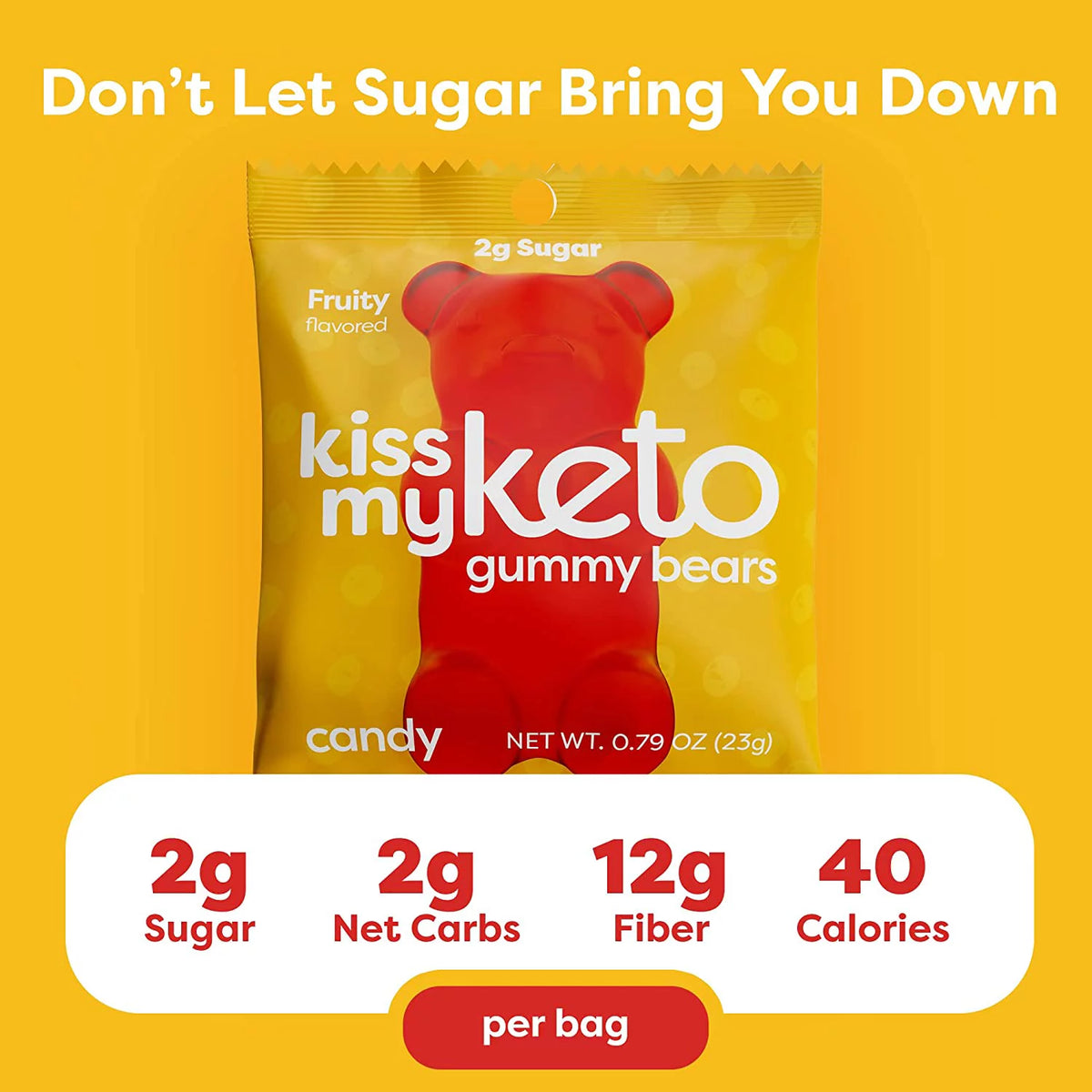 Low Carb Vegan Gummy Candy 48-pack X5798