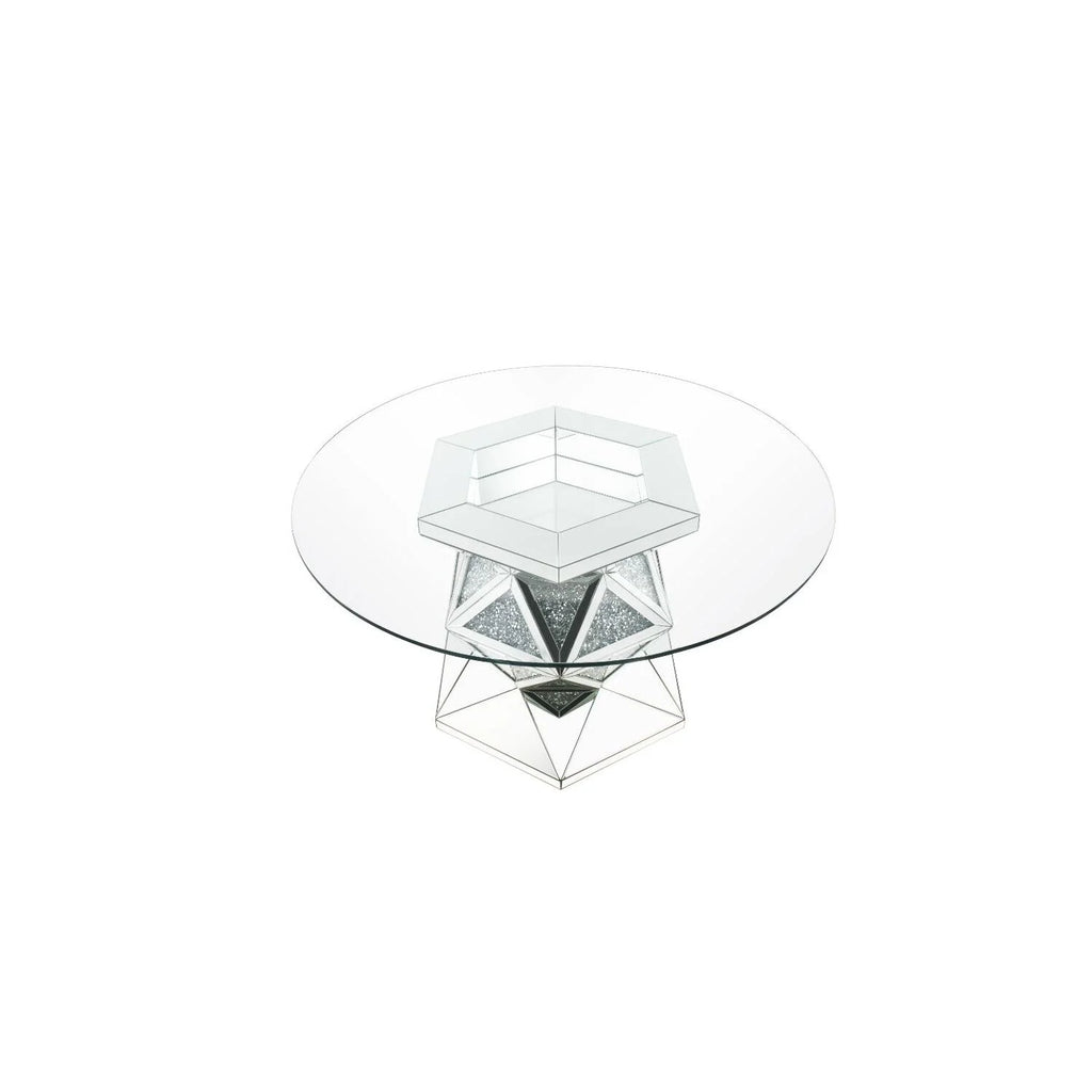 Round Glass Top Dining Table O19272