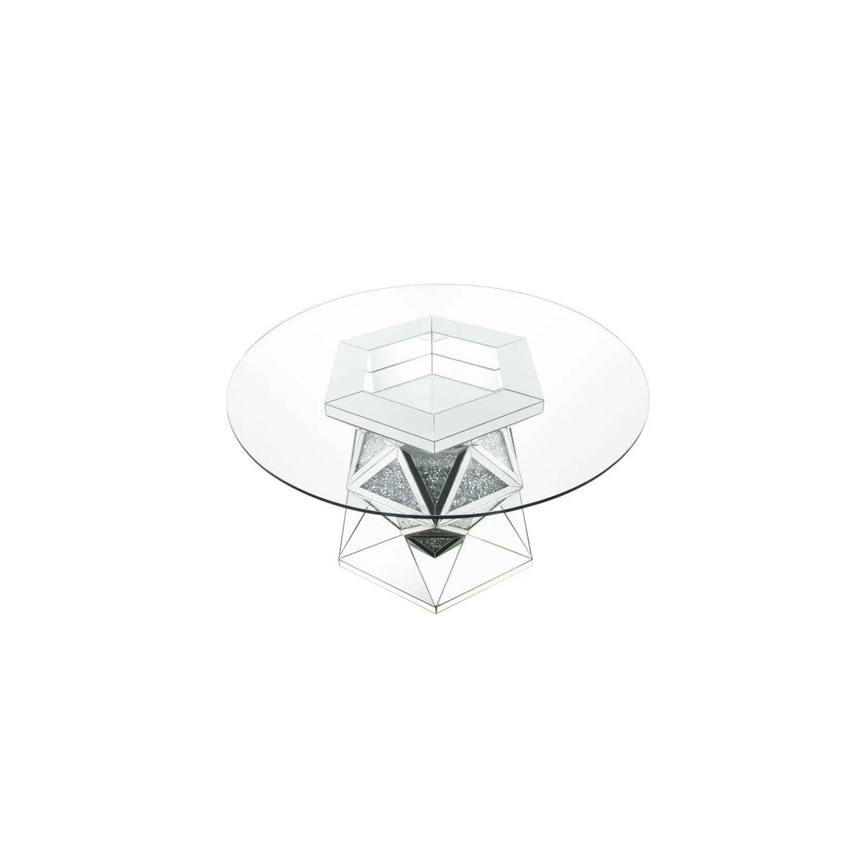 Round Glass Top Dining Table O19272